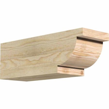 Ekena Millwork Alpine Rough Sawn Rafter Tail, Douglas Fir, 6"W x 6"H x 18"L RFT06X06X18ALP00RDF
